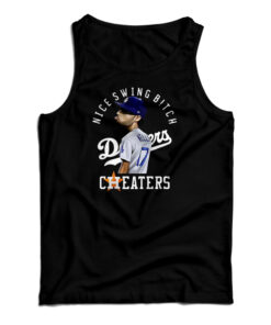 Nice Swing Bitch Joe Kelly Dodgers Cheaters Tank Top