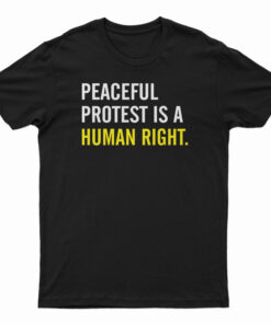 Peaceful Protest Is A Human Right T-Shirt