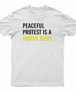 Peaceful Protest Is A Human Right T-Shirt