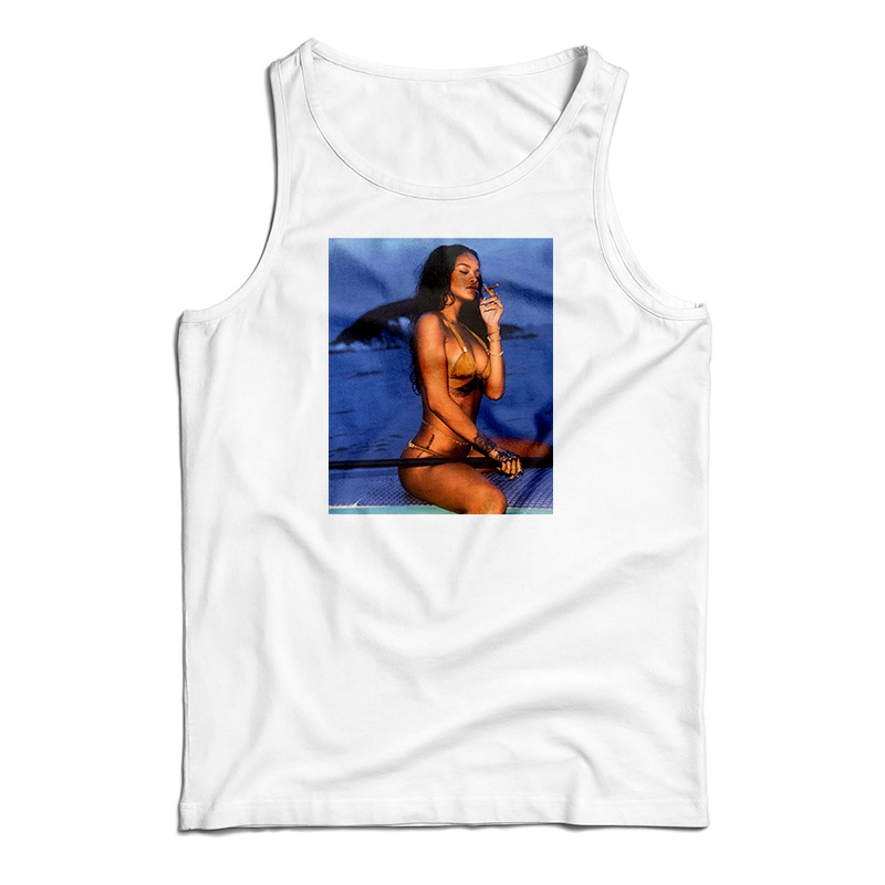 Rihanna In Brazil 2014 Tank Top