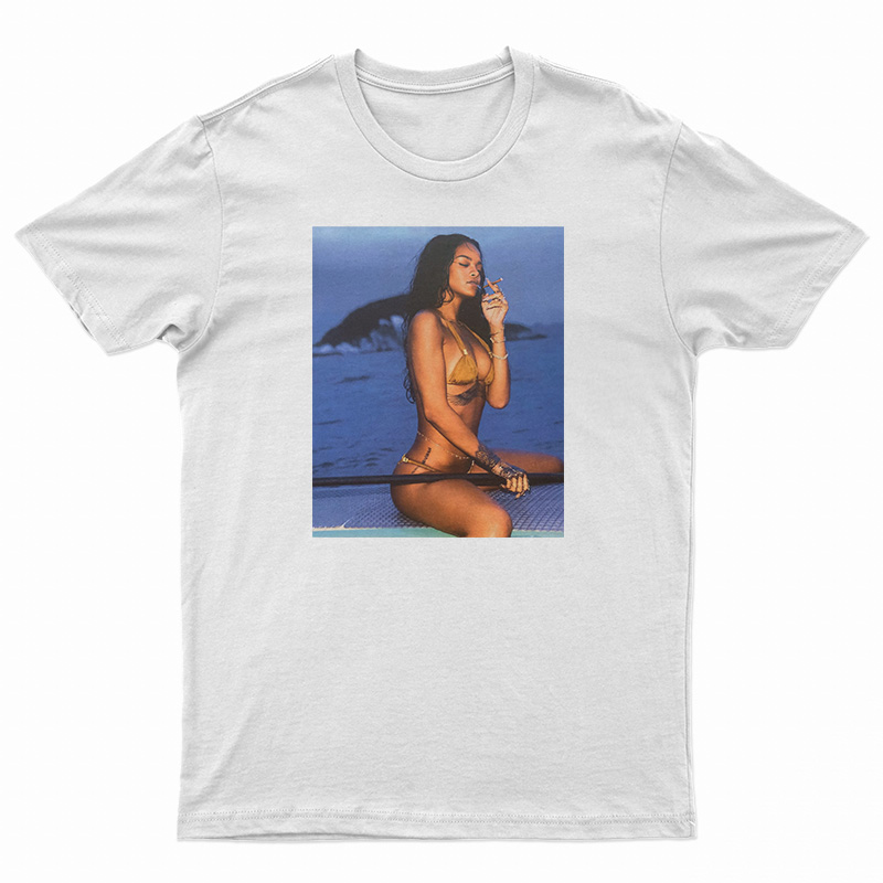 Rihanna In Brazil 2014 T-Shirt