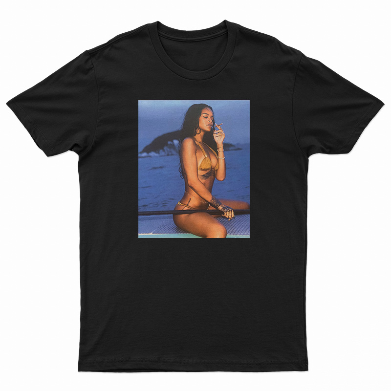 Rihanna In Brazil 2014 T-Shirt