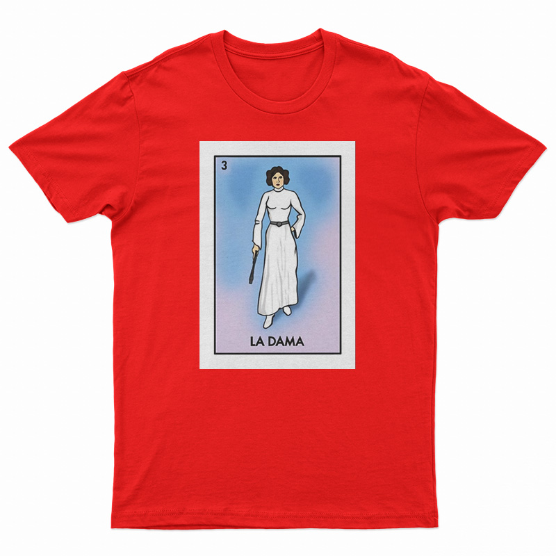 Star Wars La Dama Loteria Card T-Shirt