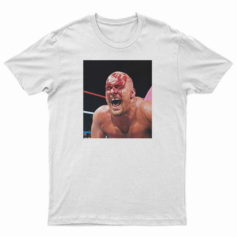 Stone Cold Steve Austin Blood Face T-Shirt