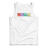 Surfaces Merch Multi-Color Logo White Tank Top