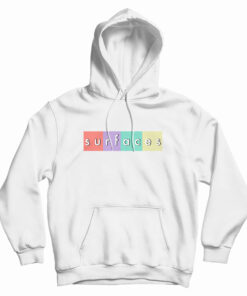 Surfaces Merch Multi-Color Logo White Hoodie
