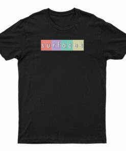 Surfaces Merch Multi-Color Logo White T-Shirt