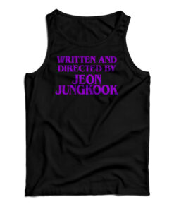 Written And Directed By Jeon Jungkook Tank Top