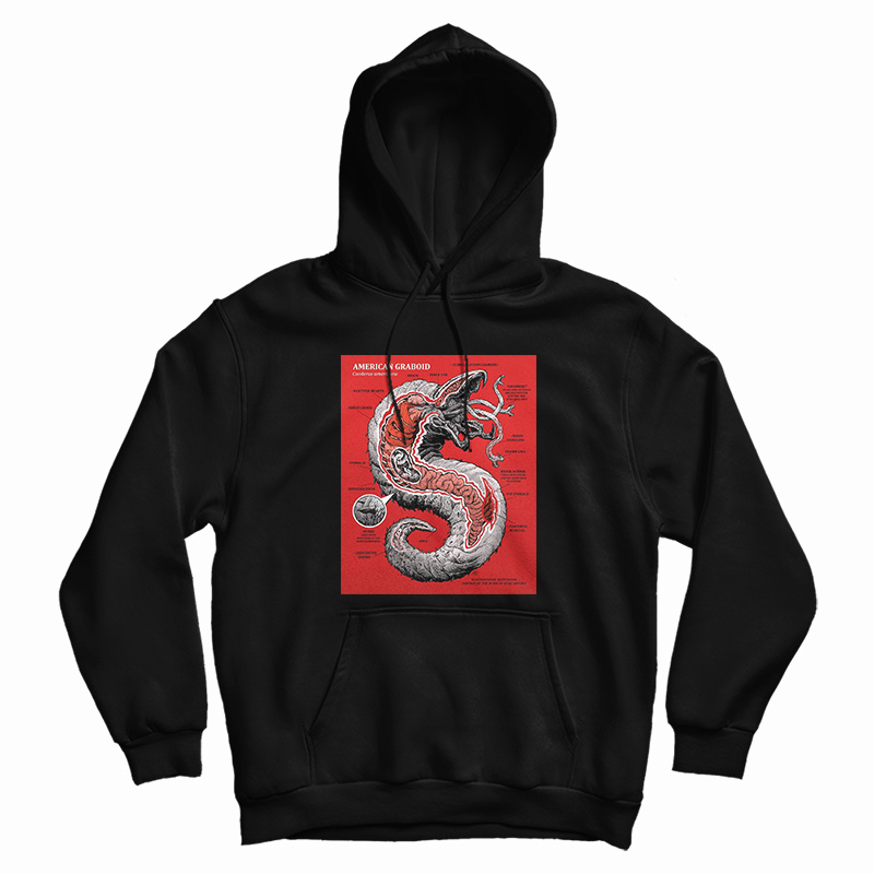 Anatomy Of A Graboid Hoodie