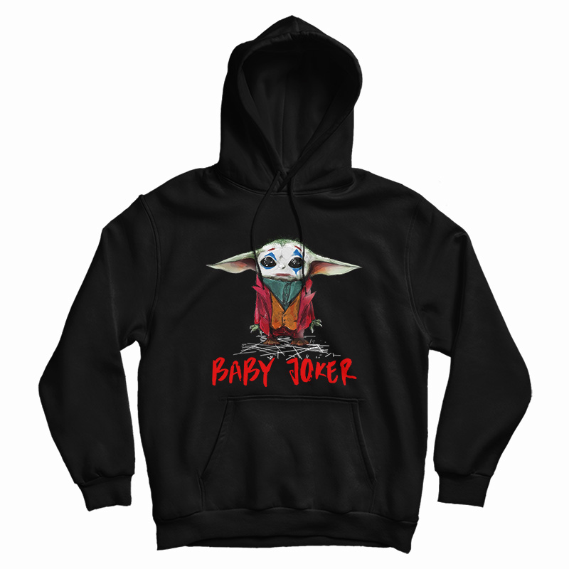 Baby Yoda Baby Joker Hoodie