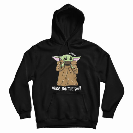 Baby Yoda Drinking Soup Hoodie