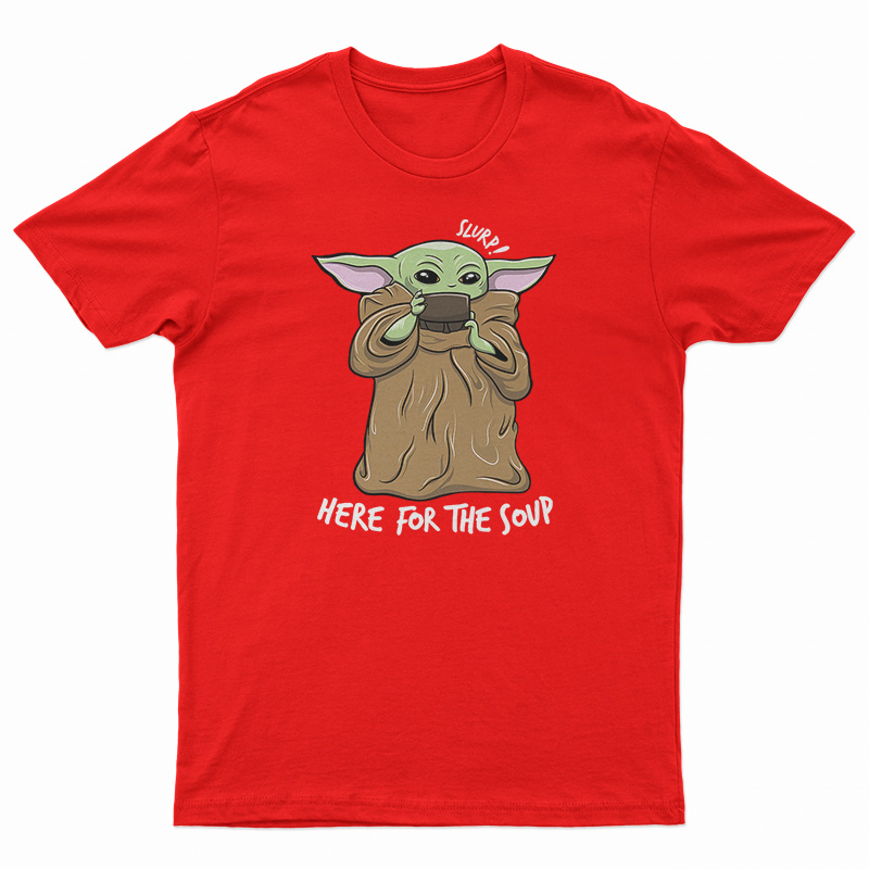 Baby Yoda Drinking Soup T-Shirt