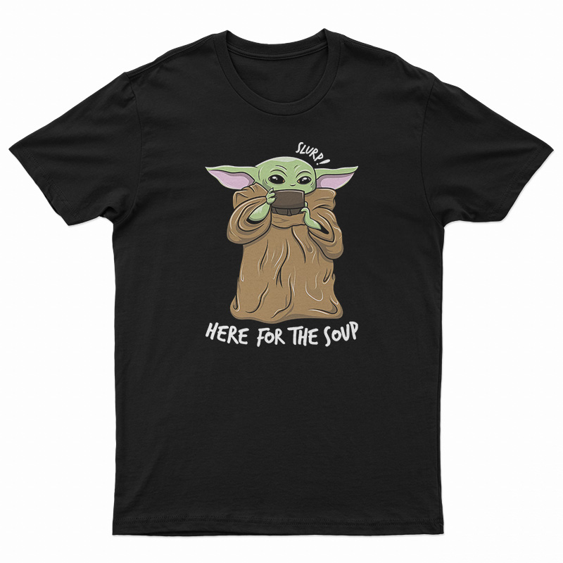 Baby Yoda Drinking Soup T-Shirt