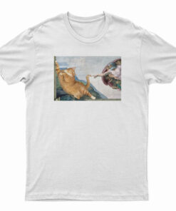 Cat Angelo Creation Of Adam T-Shirt