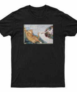 Cat Angelo Creation Of Adam T-Shirt