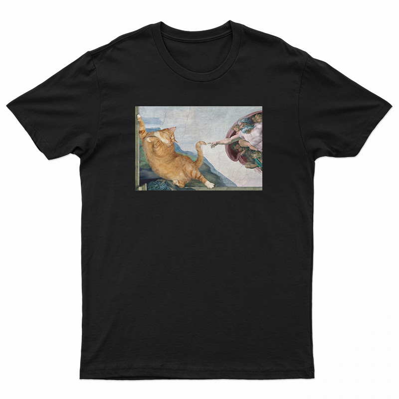 Cat Angelo Creation Of Adam T-Shirt