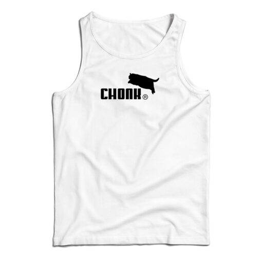Chonk Cat Puma Logo Parody Tank Top