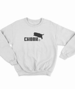 Chonk Cat Puma Logo Parody Sweatshirt