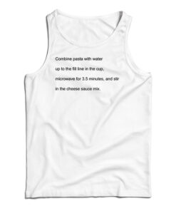 Combine Pasta With Water Tank Top
