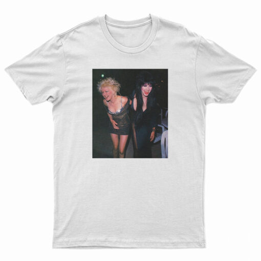 Cyndi Lauper And Elvira T-Shirt