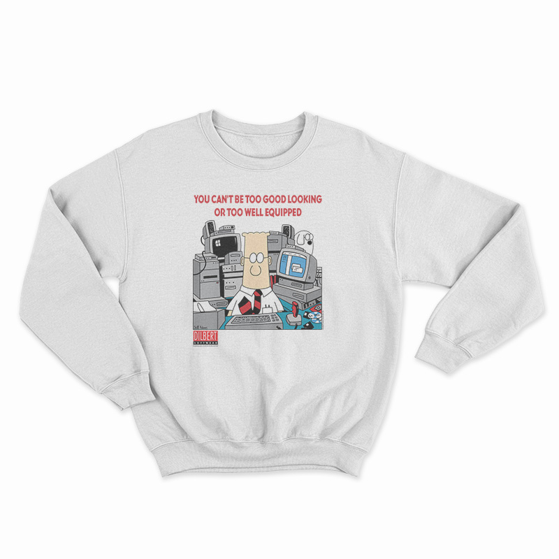 DILBERT Office Comic Strip Cartoon Sweatshirt