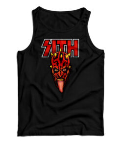 Darth Maul Sith Kiss Heavy Metal Parody Tank Top