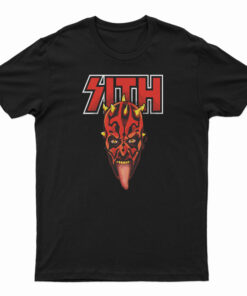 Darth Maul Sith Kiss Heavy Metal Parody T-Shirt