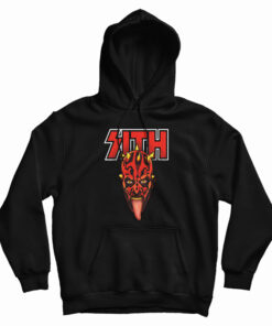 Darth Maul Sith Kiss Heavy Metal Parody Hoodie