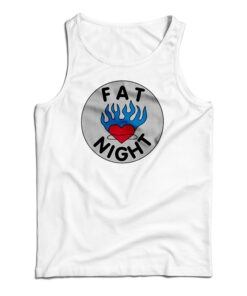 Fat Night Flaming Heart Tank Top