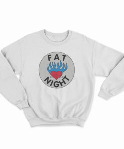Fat Night Flaming Heart Sweatshirt
