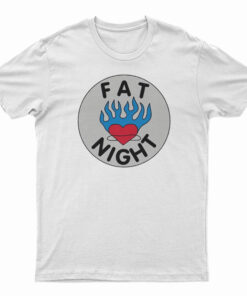 Fat Night Flaming Heart T-Shirt