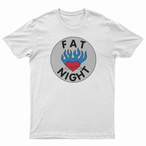 Fat Night Flaming Heart T-Shirt
