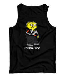 I'm Helping - Ralph Wiggum Nose Picker Tank Top