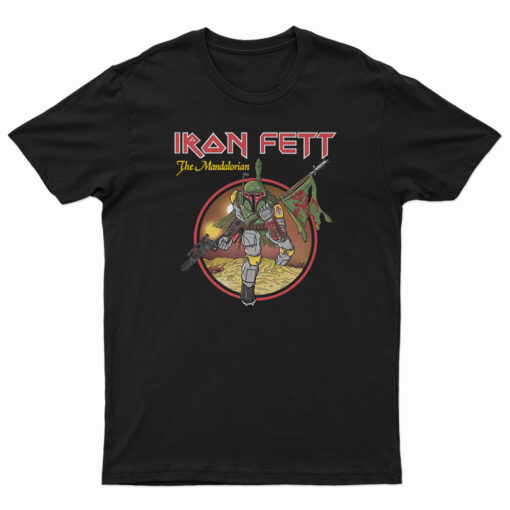 Iron Fett The Mandalorian Parody T-Shirt
