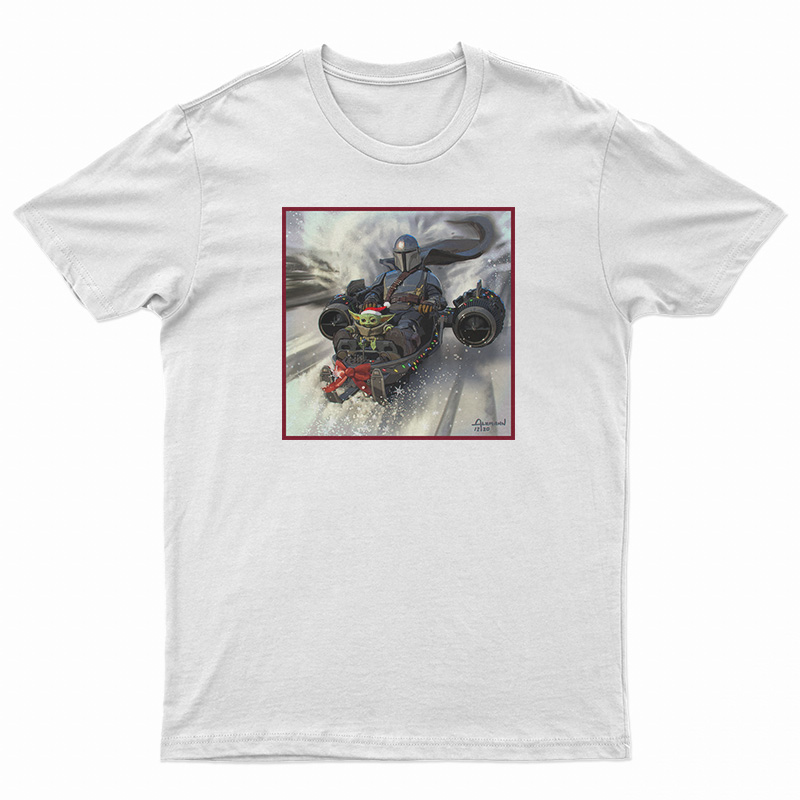 Mandalorian Holiday Card T-Shirt