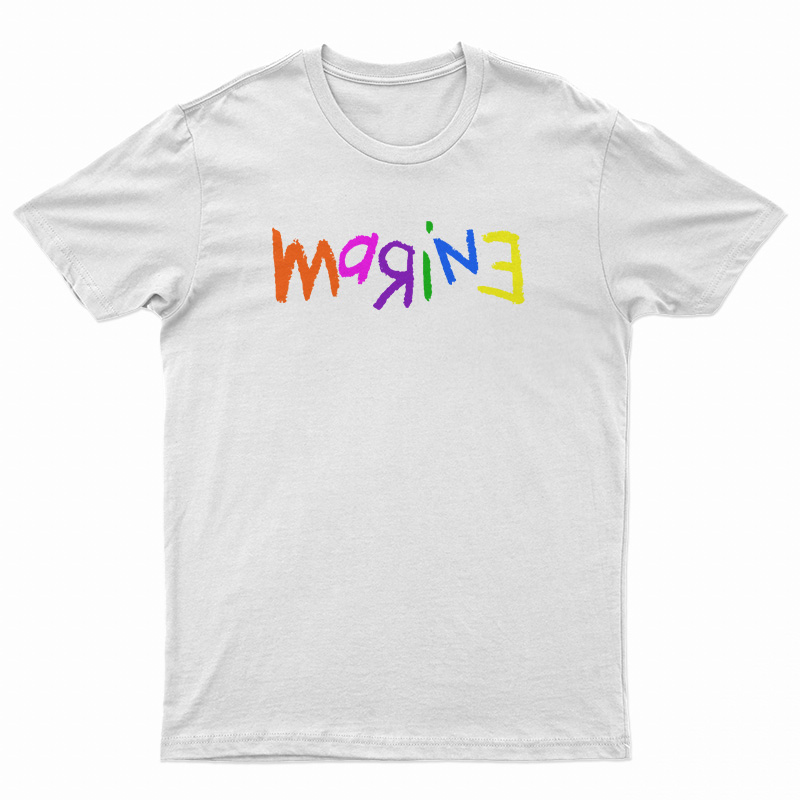 Marine Full Color Crayon TShirt For UNISEX
