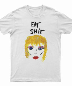 Miley Cyrus Eat Shit Portrait T-Shirt