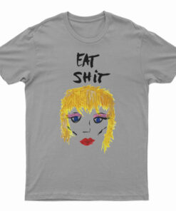 Miley Cyrus Eat Shit Portrait T-Shirt
