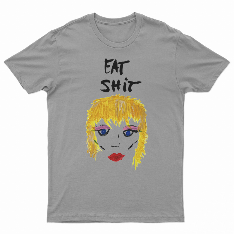 Miley Cyrus Eat Shit Portrait T-Shirt