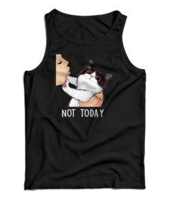 Not Today No Kisses Cat Tank Top