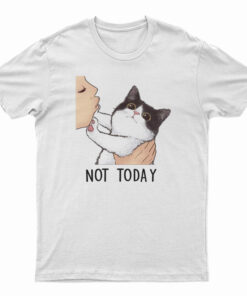 Not Today No Kisses Cat T-Shirt