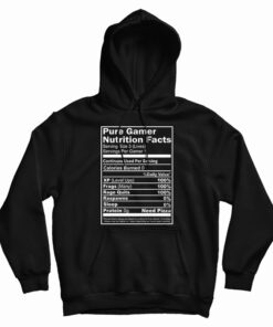Pure Gamer Nutrition Facts Hoodie