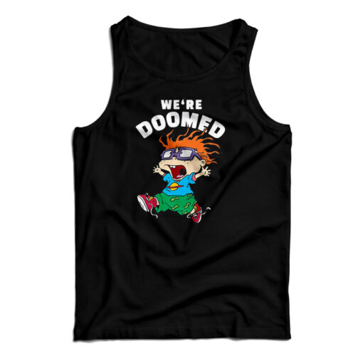 Rugrats Chuckie We’re Doomed Tank Top