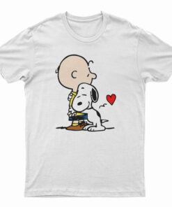 Snoopy Hug Charlie Brown T-Shirt