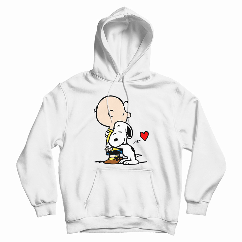 Snoopy Hug Charlie Brown Hoodie For UNISEX