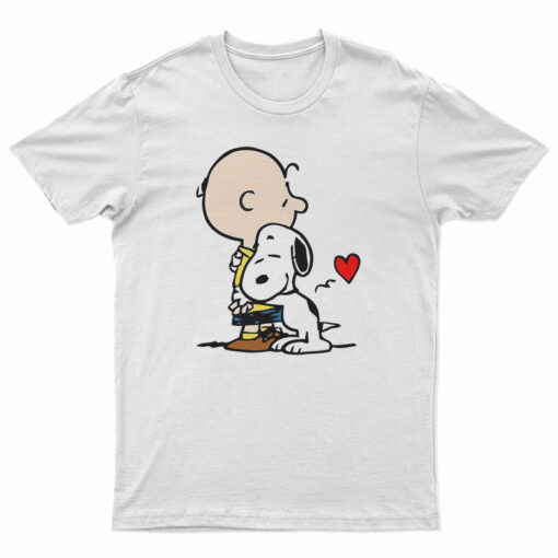 Snoopy Hug Charlie Brown T-Shirt