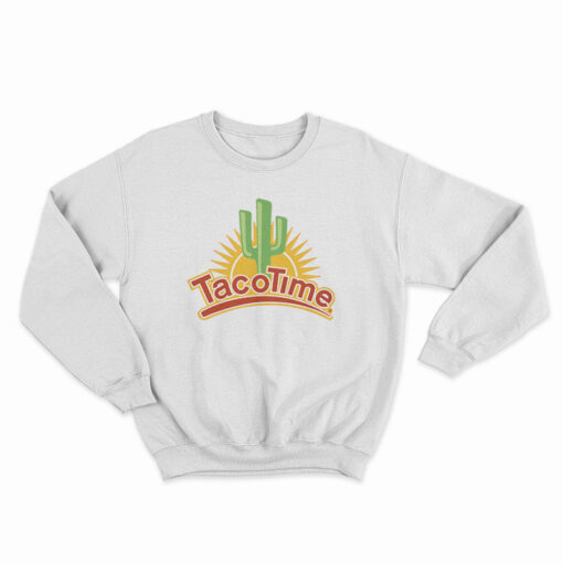 Taco Time Fast Food Restaurant Logo Sweatshirt