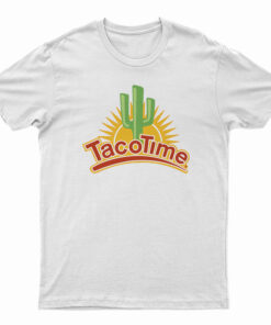 Taco Time Fast Food Restaurant Logo T-Shirt