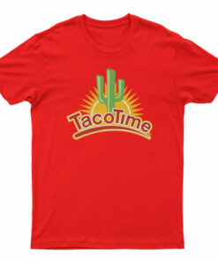 Taco Time Fast Food Restaurant Logo T-Shirt