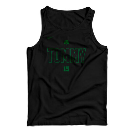 Tommy Tribute Shirts For The Celtics Pre-Game Tank Top